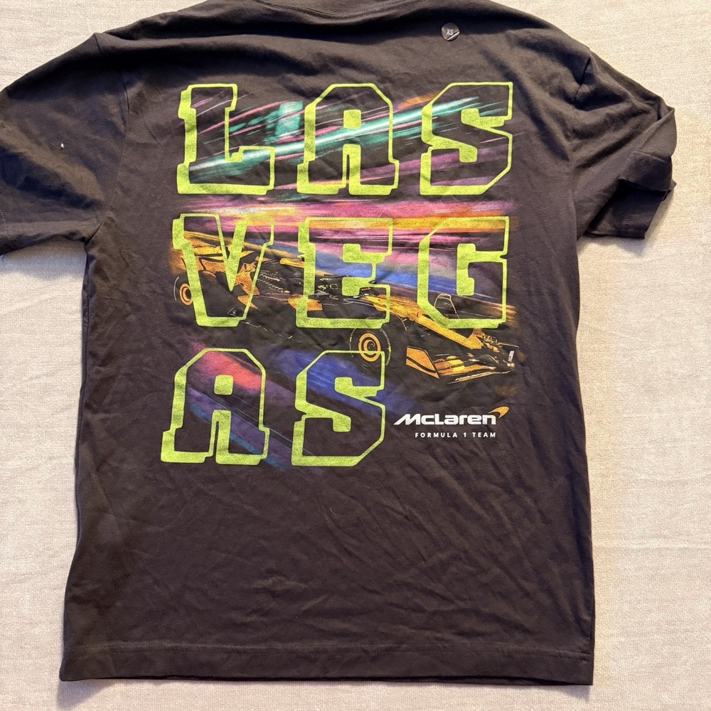 McLaren Formula 1‎ Team Shirt Hollister XS Las Vegas Graphic Tee F1 Racing NWT